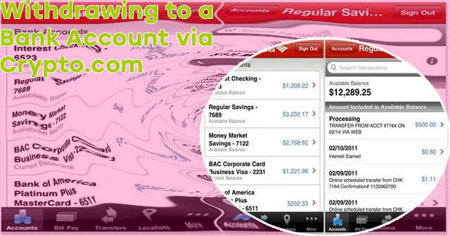 How to transfer from cryptocom to bank account